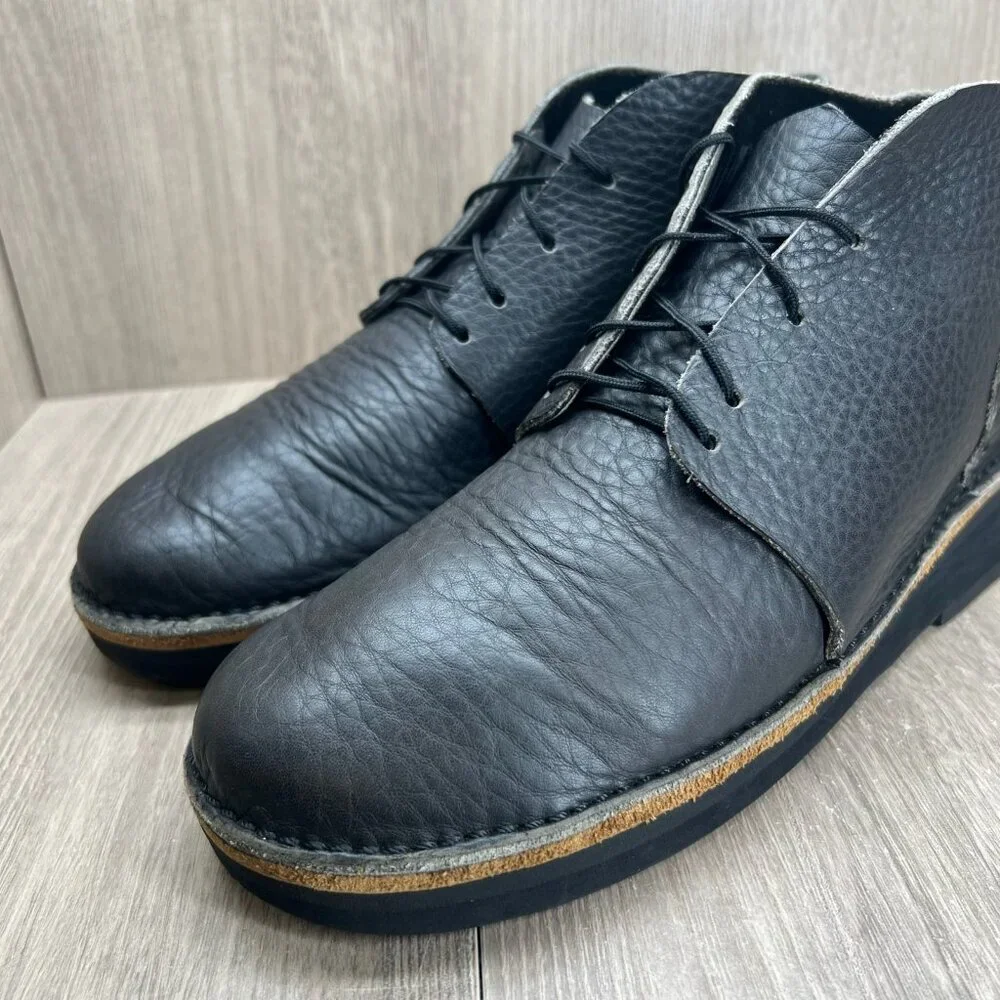 Irish Setter Men's Leather Lace Up Chukka Boots Size 9.5 Removable Insole Black